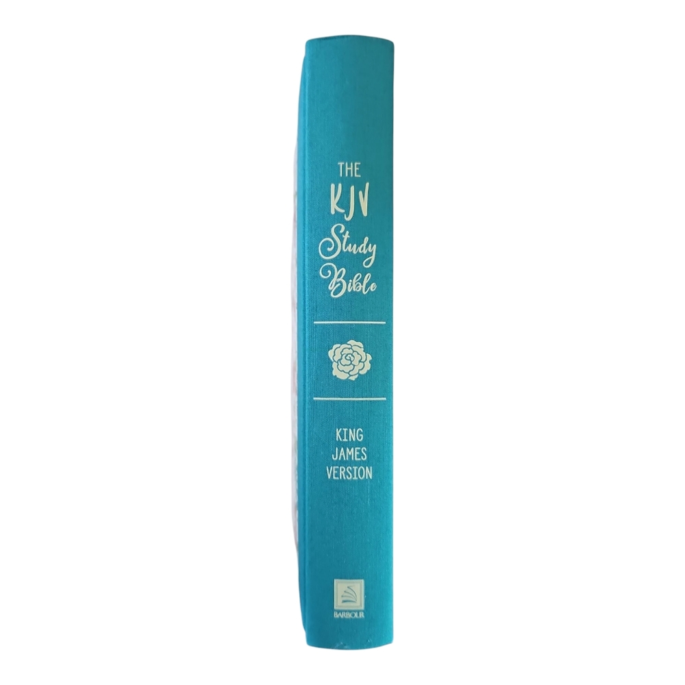 KJV Study Bible in Teal - Picture 2 of 6